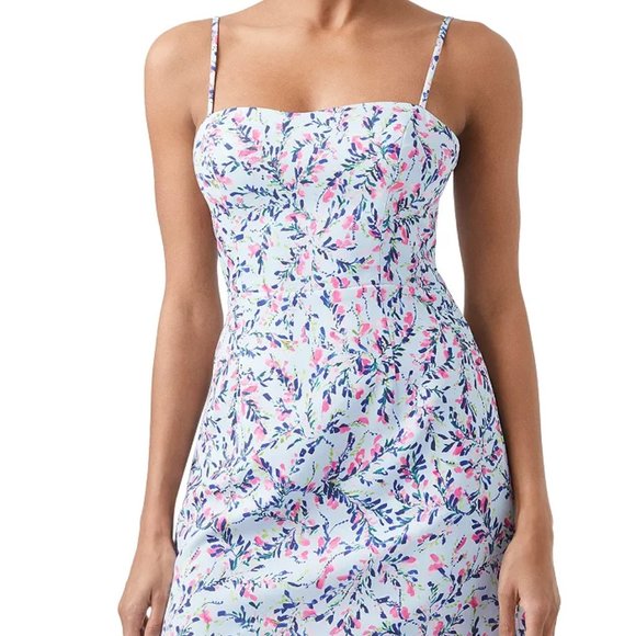 FRENCH CONNECTION Floral Tie Back Mini Dress - Picture 3 of 5